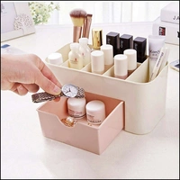 Cosmetics Storage Box, Cosmetic Make Up Organiser Display Table Desktop Storage Stand, Cosmetic Drawer Type Storage Box Case Holder Brush Pen Jewelry Organizer Saving Space (Multicolor) 